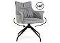 Стул на металлокаркасе Kaser 360 крутящийся grey / black