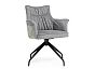 Стул на металлокаркасе Kaser 360 крутящийся grey / black