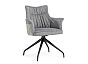Стул на металлокаркасе Kaser 360 крутящийся grey / black