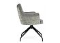 Стул на металлокаркасе Kaser 360 крутящийся grey / black