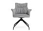 Стул на металлокаркасе Kaser 360 крутящийся grey / black