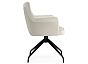 Стул на металлокаркасе Kaser 360 крутящийся ivory / black