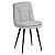 Стул на металлокаркасе Майк светло-серый / черный