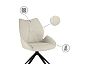 Стул на металлокаркасе Miranda 360 крутящийся beige / black