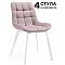 Стул на металлокаркасе Стронг 4 шт розовый / белый