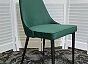Стул NEPAL-P ЗЕЛЕНЫЙ #19, велюр/ черный каркас 