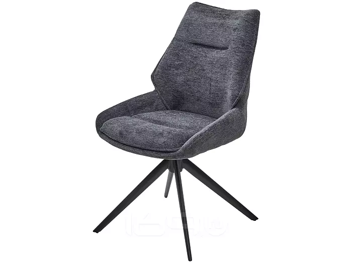 Стул OLAF 360 град. поворот. RAVEN18 Серый, ткань / Черный, ®DISAUR