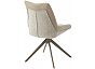 Стул OSKAR 360 град. поворот. RIELY-111 / PRESENT-120 Кремовый / Латте каркас, ®DISAUR