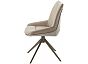 Стул OSKAR 360 град. поворот. RIELY-111 / PRESENT-120 Кремовый / Латте каркас, ®DISAUR