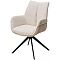 Стул PONTUS 360 град. поворот. KN01-05 Бежевый/ BZ1046-11 Бежевый/ Черный, ®DISAUR