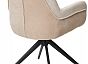 Стул PONTUS 360 град. поворот. KN01-05 Бежевый/ BZ1046-11 Бежевый/ Черный, ®DISAUR