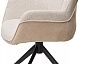 Стул PONTUS 360 град. поворот. KN01-05 Бежевый/ BZ1046-11 Бежевый/ Черный, ®DISAUR