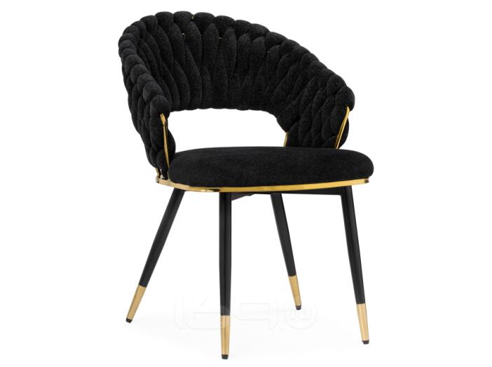 Стул Rakel black/gold
