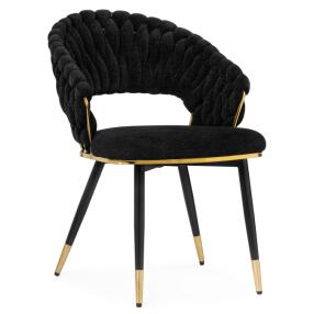 Стул Rakel black/gold