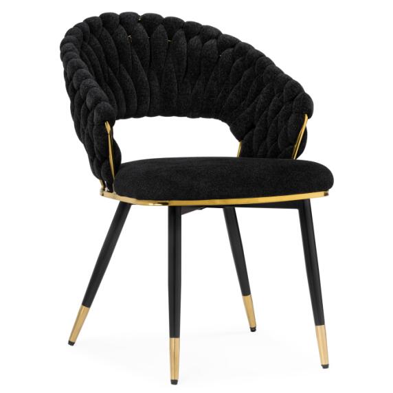 Стул Rakel black/gold
