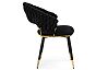 Стул Rakel black/gold