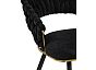 Стул Rakel black/gold