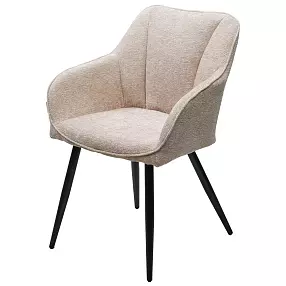 Стул REFLET 3018-10 бежевый, шенилл / черный каркас, ®DISAUR