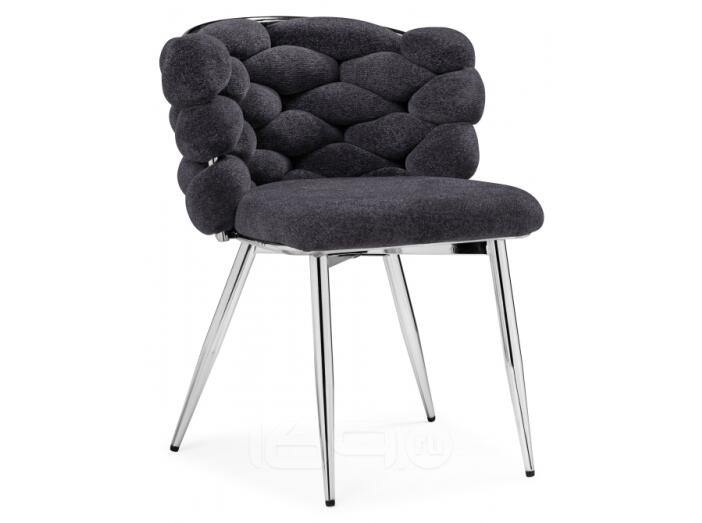 Стул Rendi gray-blue/chrome