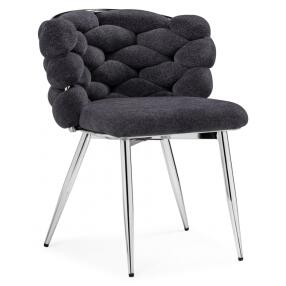 Стул Rendi gray-blue/chrome