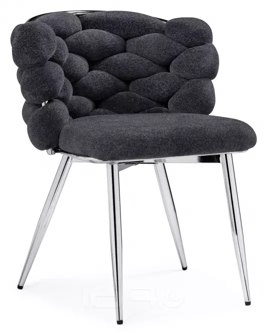 Стул Rendi gray-blue/chrome