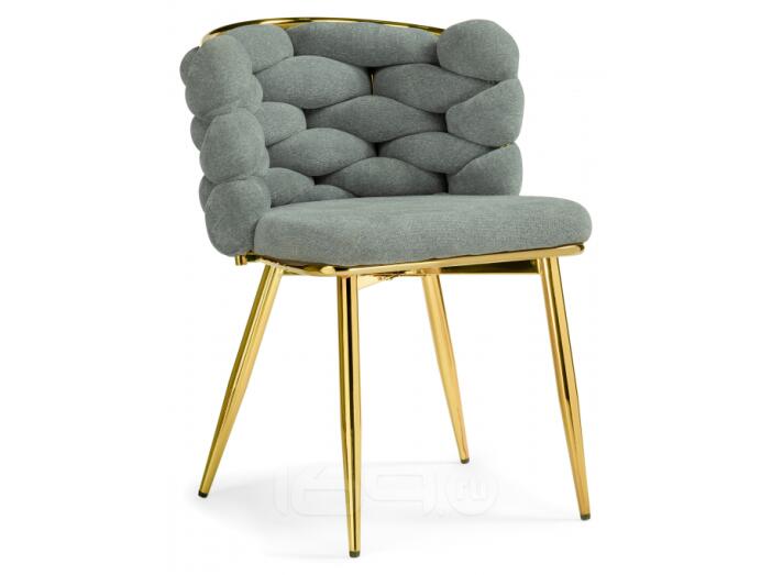 Стул Rendi light gray/gold