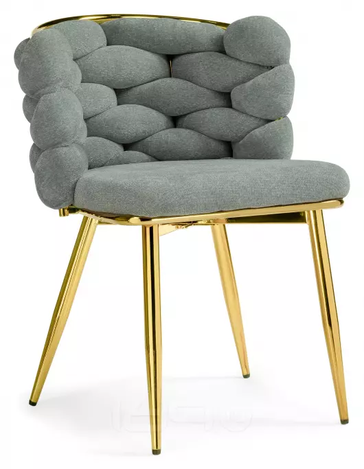 Стул Rendi light gray/gold