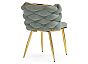 Стул Rendi light gray/gold