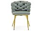 Стул Rendi light gray/gold