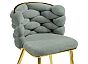 Стул Rendi light gray/gold