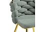 Стул Rendi light gray/gold