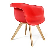 

Стул SHT-ST31/S39 красный ral3020/прозрачный лак