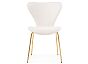 Стул Solo white/gold