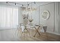 Стул Solo white/gold