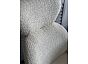 Стул VARDY 360 град.поворот. Белый букле XD841-01 / Серый, ®DISAUR