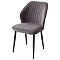 Стул VENA, цвет B28 Темно-серый, велюр / черный каркас М-City