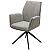 Стул YOZEF 360 град. поворот. KN01-04 Светло-серый, ткань / Черный, ®DISAUR