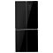 Трехкамерный холодильник Cross Door No Frost с фасадом из черной нержавеющей стали MAUNFELD MFF183NFBE