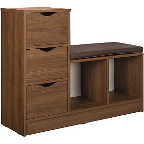 Тумба 10.84 Лайт Орех селект каминный