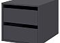 Тумба для шкафа 1-х дв. Серый уголь Лаура