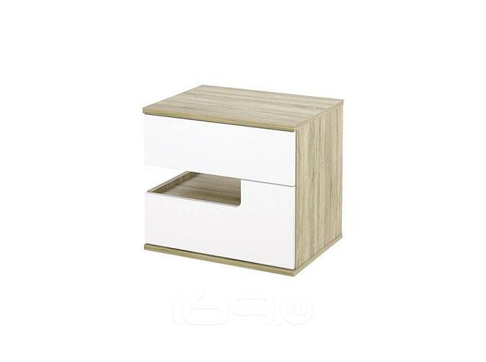 Тумба прикроватная правая Ирма СТЛ.143.08 Дуб сонома/Белый глянец