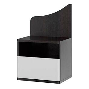 Тумба прикроватная Жаннет СТЛ.262.03 Дуб феррара/Белый глянец