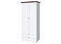 Валенсия Шкаф 2-х ств (Белый, Белый)