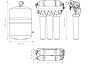 Водоочиститель WaterFort Осмо (быстросъёмные картриджи)