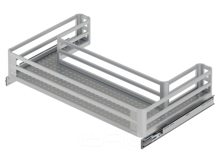 Выдвижная корзина под мойку Aluminium, 800 мм
