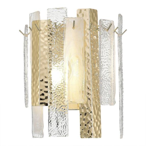 Бра ST-Luce Золотистый/Белый, Золотистый E14 2*40W