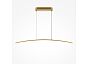 Подвесной светильник Curve, латунь, 15 Вт