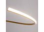 Подвесной светильник Curve, латунь, 31 Вт