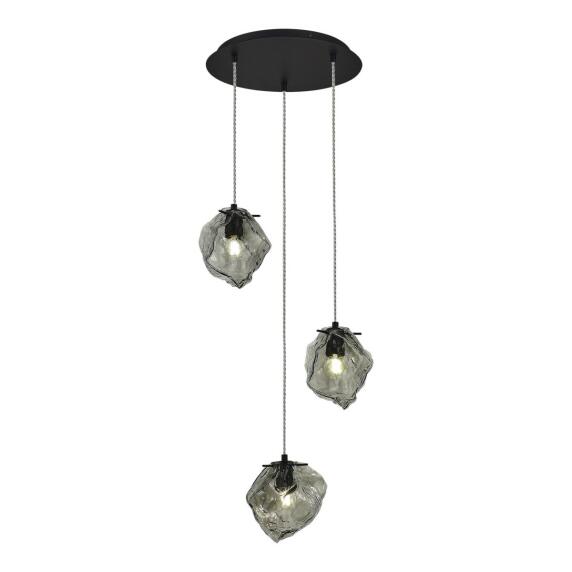 Светильник подвесной ST-Luce Черный/Серо-зеленый E14 3*40W
