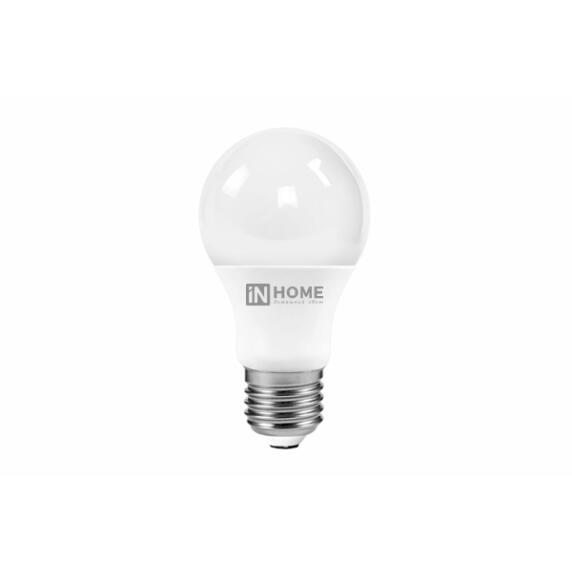 Лампа светодиодная LED-A60-VC 10Вт 230В Е27 6500К 900Лм IN HOME